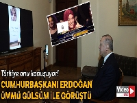 Cumhurbaşkanı Erdoğan, Ümmü Gülsüm Genç'le sosyal medyada canlı görüştü