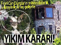 Firari Can Dündar'ın milyon dolarlık villasıyla ilgili flaş gelişme
