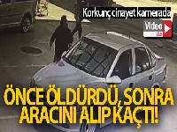 Korona virüs maskeli katil zanlısı kamerada