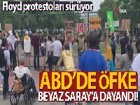 Beyaz Saray'ın önü yüksek demirli bariyerlerle çevrildi