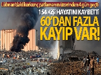 Lübnan'da 60'tan fazla kayıp var