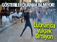 Lübnan'daki protestolar 2. gününde devam ediyor