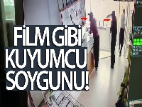 Film gibi kuyumcu soygununun güvenlik kamerası görüntüleri ortaya çıktı