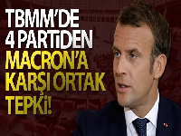 TBMM'de AK Parti, CHP, MHP ve İYİ Parti'den Fransa Cumhurbaşkanı Macron'a ortak tepki