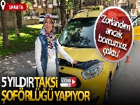 3 çocuk annesi İsmihan Topak aile ekonomisine katkı için 5 yıldır taksicilik yapıyor