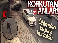 Rampada kayan aracın altında kalmaktan kıl payı kurtuldu