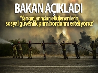 Bakan Bilgin: 'Orman yangınlarından etkilenenlerin sosyal güvenlik prim borçlarını erteliyoruz'