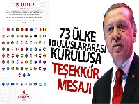 Cumhurbaşkanı Erdoğan, orman yangınları ile mücadeleye yardım eden ülkelere teşekkür etti