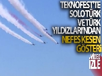 TEKNOFEST'te Solo Türk ve Türk Yıldızları'ndan nefes kesen gösteri
