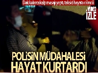 Dakikalarca kalp masajı yapan kahraman polis, taksicinin hayatını kurtardı