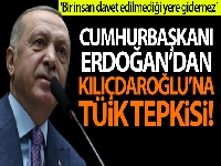 Cumhurbaşkanı Erdoğan'dan Kılıçdaroğlu'na TÜİK tepkisi!