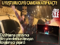 Dur ihtarına uymayıp eroini camdan atıp kaçtı, kovalamacayla yakalandı