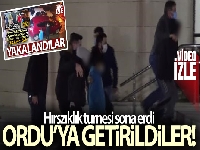 Çaldıkları otomobil ile İstanbul'da yakalanan 3 çocuk, Ordu'ya getirildi