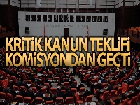 Şirketlere Kurumlar Vergisi istisnası getiren kanun teklifi, Plan ve Bütçe Komisyonu'nda kabul edildi