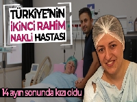 Türkiye'nin ikinci rahim nakli hastası Havva Erdem'in kız bebeği oldu