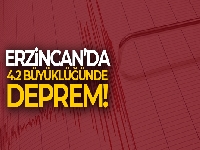 Erzincan'da peş peşe depremler!
