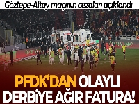 Göztepe ve Altay'a seyircisiz oynama cezası