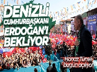 Denizli, Cumhurbaşkanı Erdoğan'ı bekliyor
