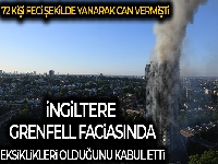 İngiltere'de hükümet Grenfell yangınında eksiklikleri olduğunu kabul etti
