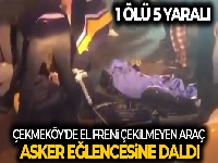 Çekmeköy'de el freni çekilmeyen araç dehşet saçtı: 1 ölü, 5 yaralı