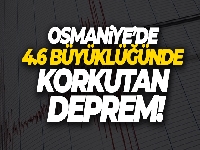 Osmaniye'de 4.6 büyüklüğünde deprem
