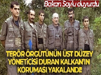 Terör örgütünün üst düzey yöneticisi Duran Kalkan'ın koruması yakalandı