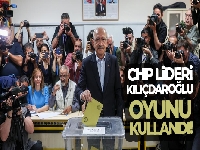 CHP Cumhurbaşkanı adayı ve Genel Başkanı Kılıçdaroğlu oyunu kullandı
