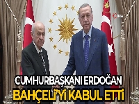 Cumhurbaşkanı Erdoğan ve Bahçeli bir araya geldi