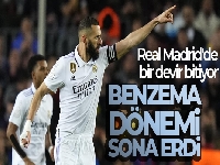 Real Madrid, Benzema'nın takımdan ayrılacağını duyurdu