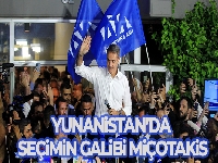 Yunanistan'da seçimin galibi Miçotakis'in partisi oldu