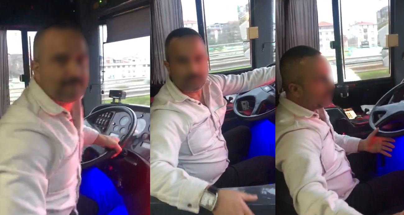 Sultanbeyli’de otobüs şoförü direksiyonu bırakıp öğretmene saldırdı