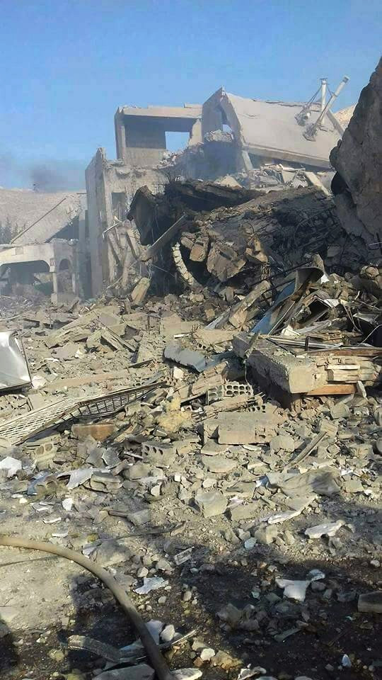Abd'nin Vurduğu Şam'daki Bilimsel Araştırma Merkezinden İlk Görüntüler