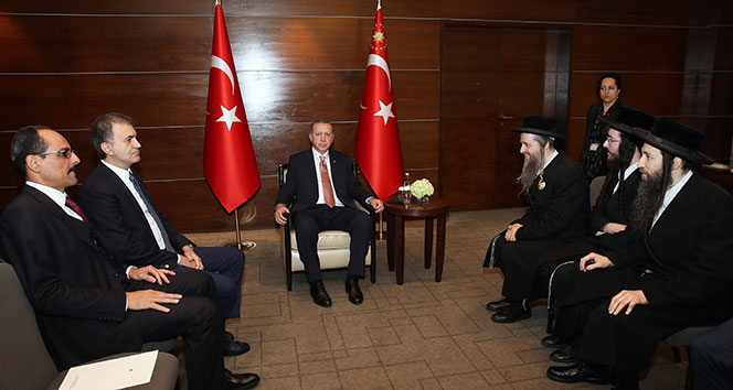 Cumhurbaşkanı Erdoğan, Londra’Da Musevi Cemaati Temsilcilerini Kabul Etti