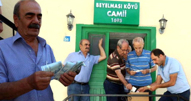 Köylüler, Kışın Sahipsiz Kalan Kediler İçin Cuma Namazı Sonrası Yardım Topladı