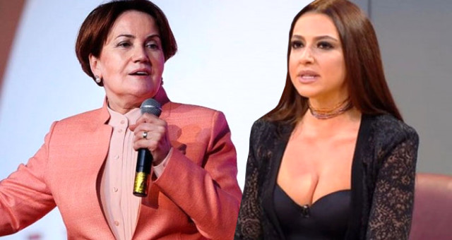 Hadise, Kırmızı Takım Elbisesiyle Meral Akşener'e Benzetildi