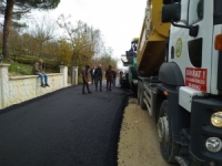Boğaziçi’nde Asfalt Çalışması Sürüyor