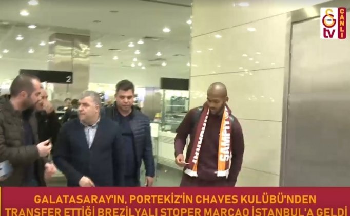 Galatasaray'ın Yeni Transferi Marcao İstanbul'a Geldi