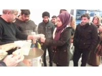 Kırşehir Belediyesi Şehirler Arası Otobüs Terminalinde Çorba İkramı Yaptı
