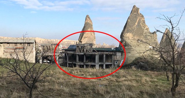 Peribacalarının Yanına Yapılan Otel Büyük Tepki Topladı