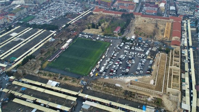 Türkiye'nin En Büyük Kütüphanesi Rami Kışlası Havadan Görüntülendi