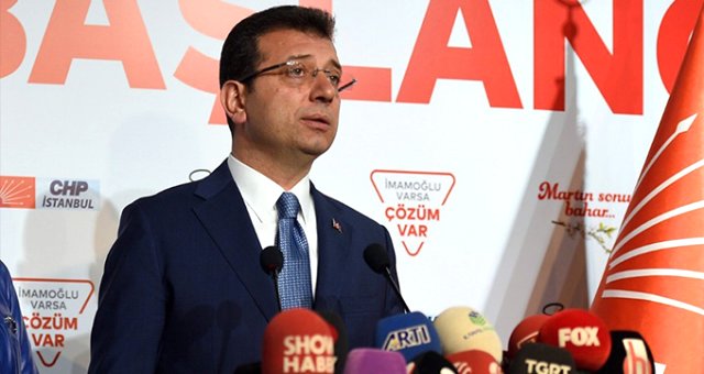 Chp Adayı Ekrem İmamoğlu: Ysk'ya Göre Biz Kazandık