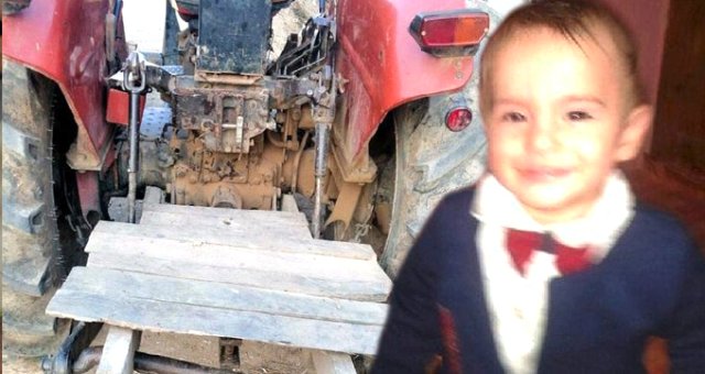 3 Yaşındaki Minik Mesut, Düştüğü Traktörün Altında Kalarak Öldü