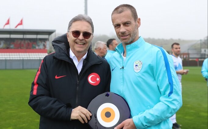 Uefa Başkanı Ceferin'den Hüsnü Güreli'ye Ziyaret