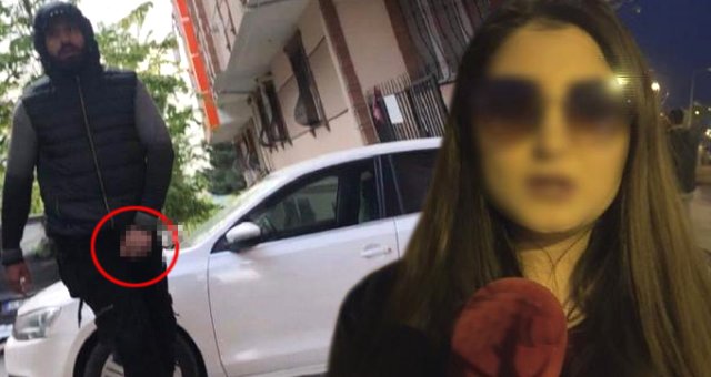 Genç Kadın, Kendisini Takip Edip Cinsel Organını Gösteren Sapığı Kameraya Kaydetti!