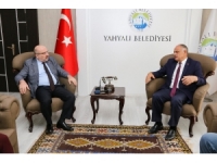 Kayü Rektörü Karamustafa’dan Başkan Öztürk’e Ziyaret