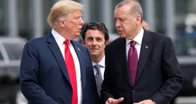 Cumhurbaşkanı Erdoğan, Abd Başkanı Trump Ile Görüştü
