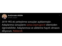 Yks Ek Yerleştirme Sonuçları Açıklandı