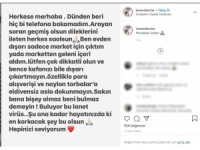 Levent Dörter’den Yeni Paylaşım: “Sakın Hafife Almayın Ve Evde Kalın”