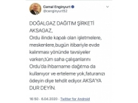 Mhp’li Enginyurt’tan Doğalgaz Firmasına Sert Tepki