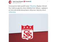 Sivasspor’dan Ahmet Nur Çebi’ye Geçmiş Olsun Mesajı